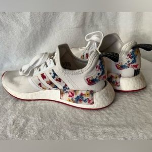 Adidas Women's Originals NMD_R1 Sneakers Ftw White/ Bold Pink/ Legend Ink